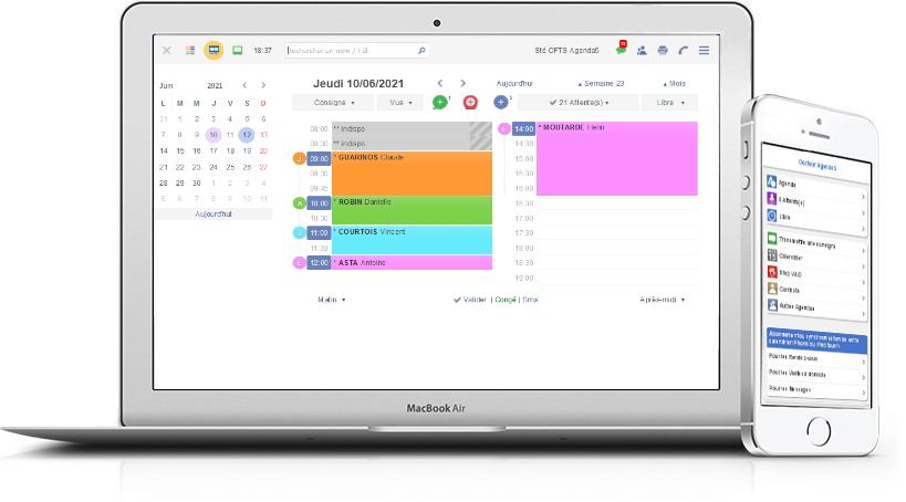 agenda5 prise de rdv